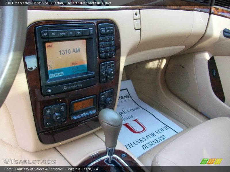 Desert Silver Metallic / Java 2001 Mercedes-Benz S 500 Sedan