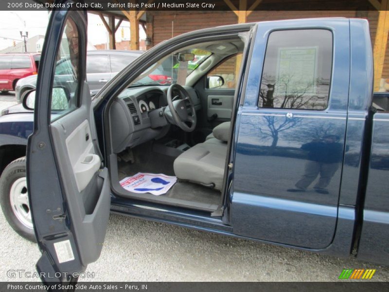 Patriot Blue Pearl / Medium Slate Gray 2006 Dodge Dakota ST Club Cab