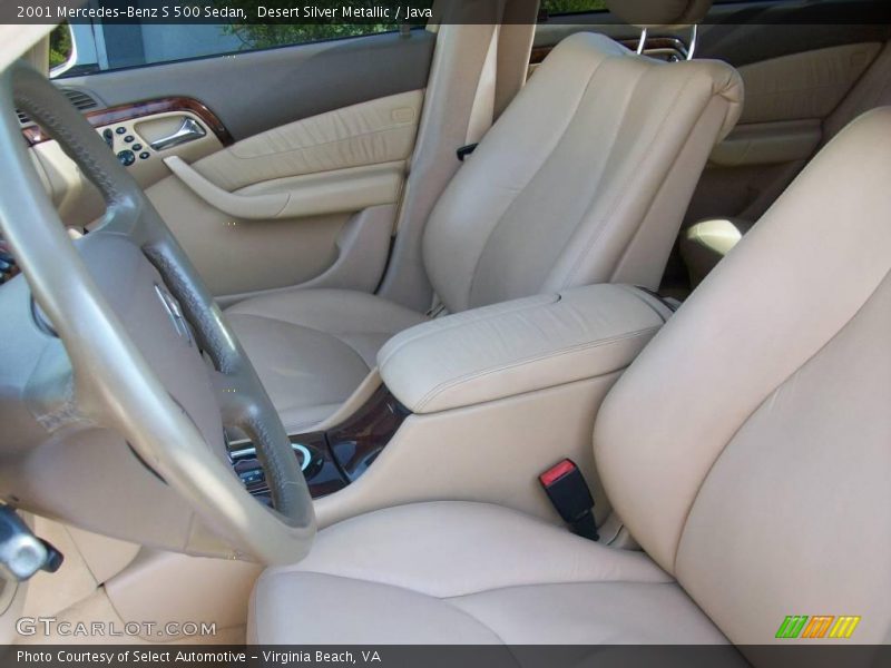 Desert Silver Metallic / Java 2001 Mercedes-Benz S 500 Sedan