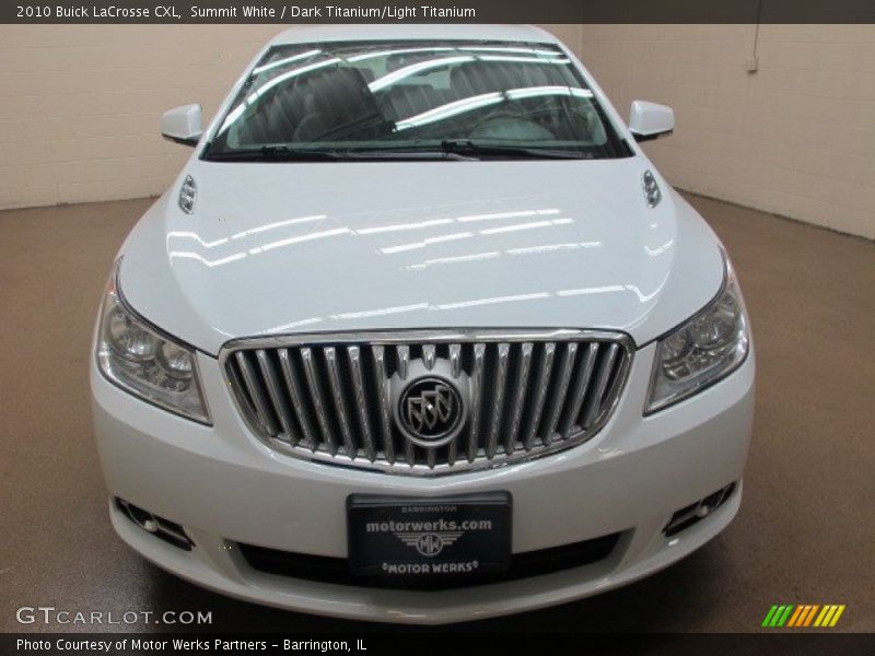 Summit White / Dark Titanium/Light Titanium 2010 Buick LaCrosse CXL
