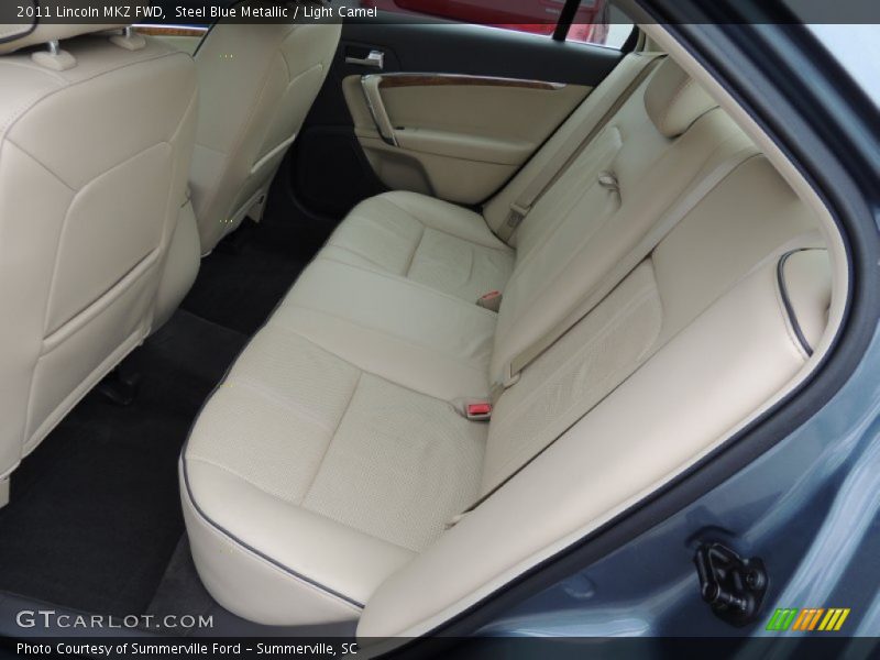 Steel Blue Metallic / Light Camel 2011 Lincoln MKZ FWD