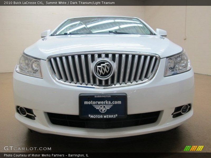 Summit White / Dark Titanium/Light Titanium 2010 Buick LaCrosse CXL