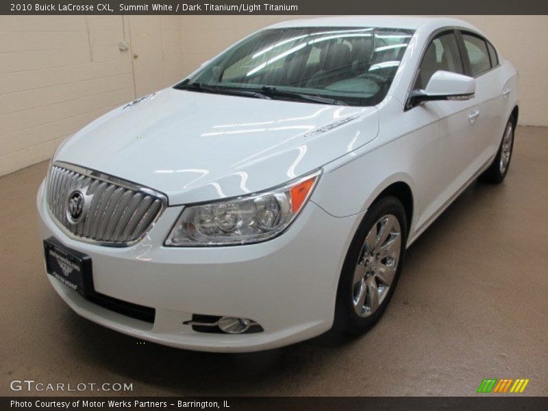 Summit White / Dark Titanium/Light Titanium 2010 Buick LaCrosse CXL