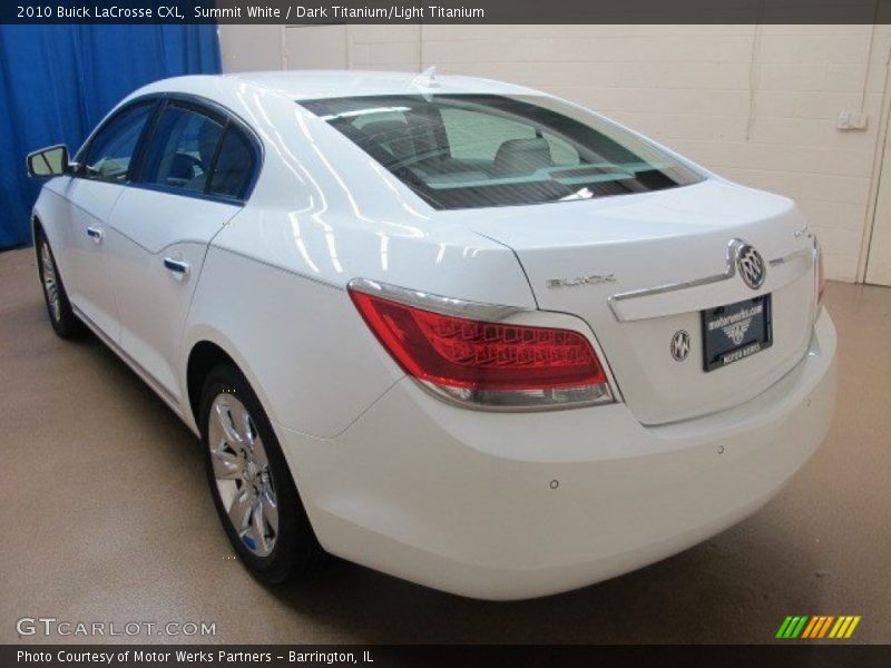 Summit White / Dark Titanium/Light Titanium 2010 Buick LaCrosse CXL