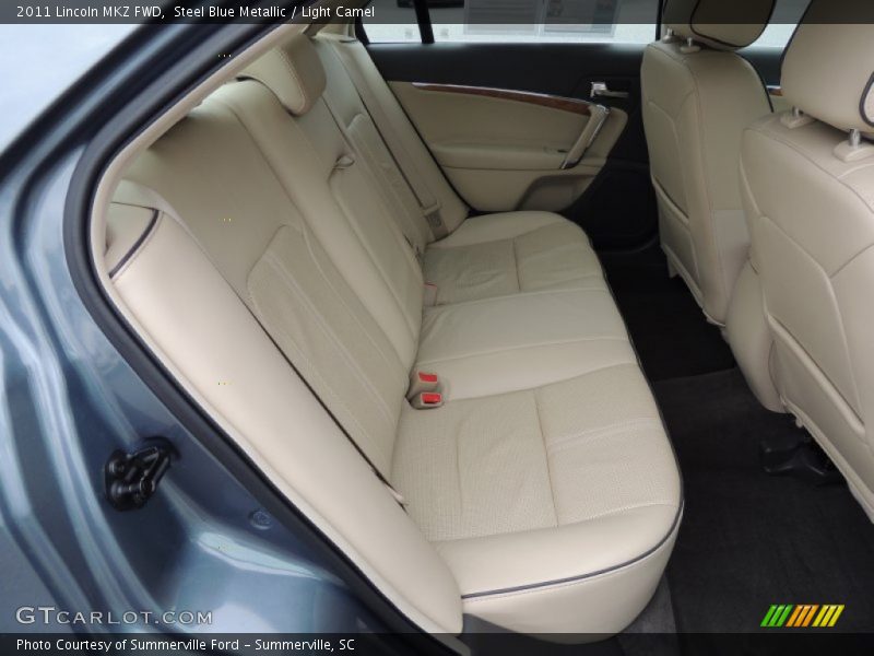 Steel Blue Metallic / Light Camel 2011 Lincoln MKZ FWD