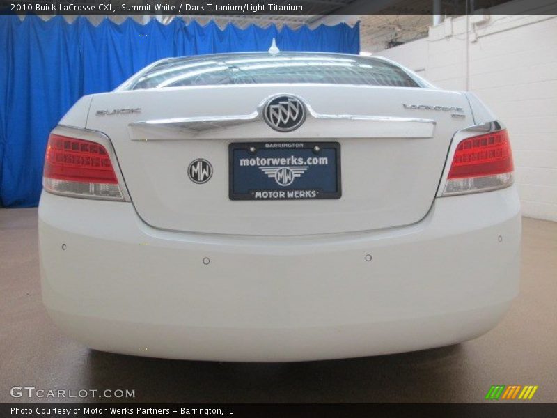 Summit White / Dark Titanium/Light Titanium 2010 Buick LaCrosse CXL