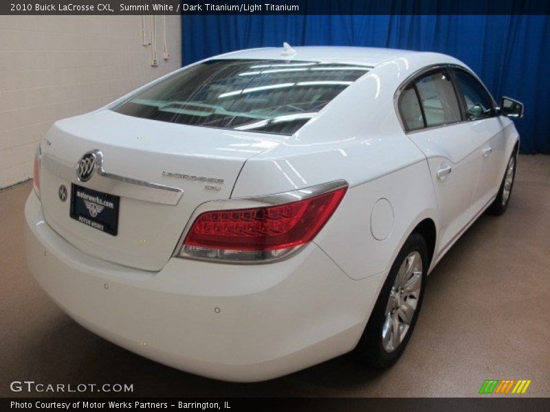 Summit White / Dark Titanium/Light Titanium 2010 Buick LaCrosse CXL