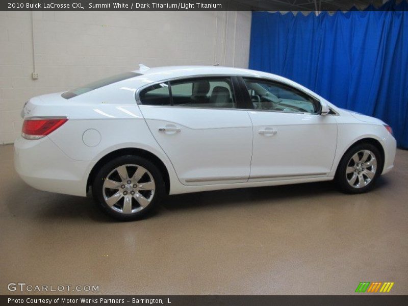 Summit White / Dark Titanium/Light Titanium 2010 Buick LaCrosse CXL