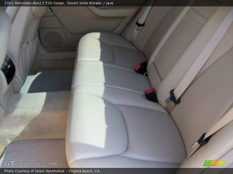 Desert Silver Metallic / Java 2001 Mercedes-Benz S 500 Sedan