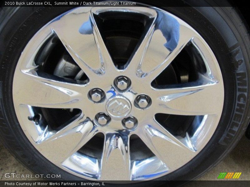 Summit White / Dark Titanium/Light Titanium 2010 Buick LaCrosse CXL