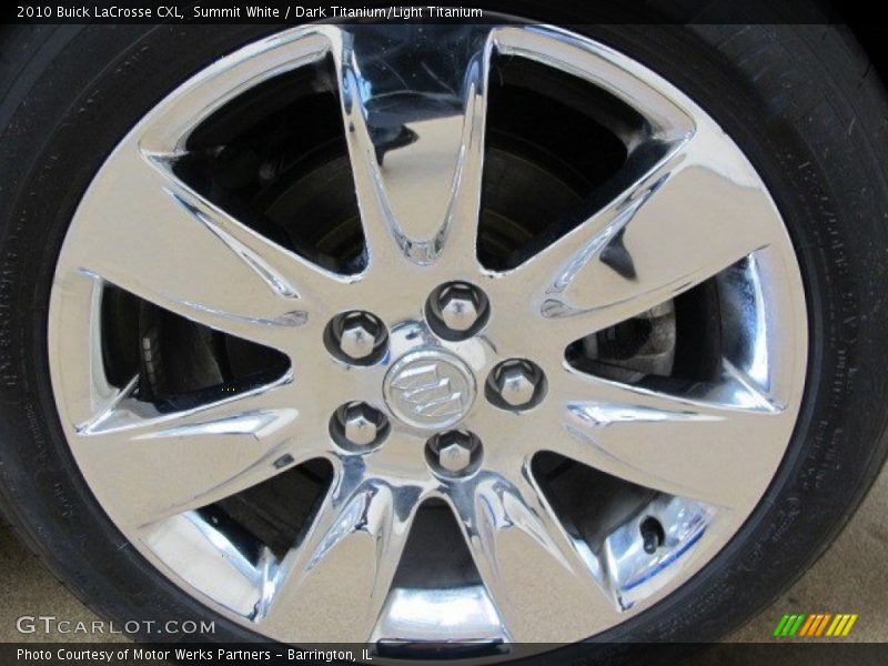 Summit White / Dark Titanium/Light Titanium 2010 Buick LaCrosse CXL