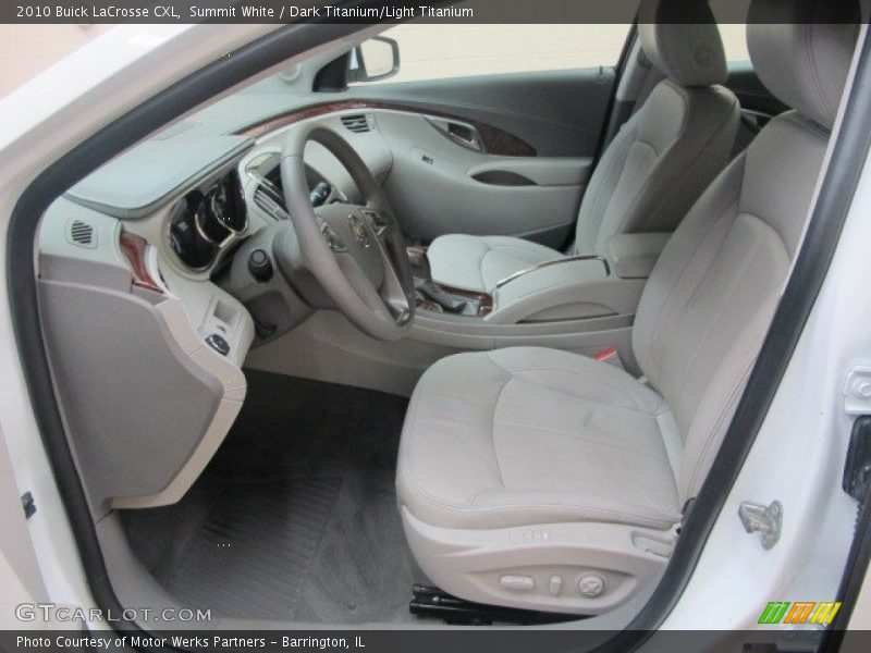 Summit White / Dark Titanium/Light Titanium 2010 Buick LaCrosse CXL