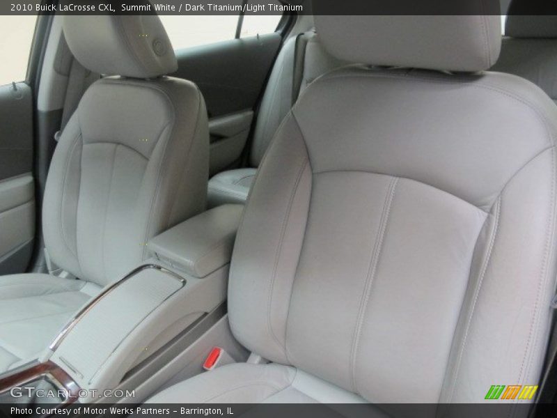 Summit White / Dark Titanium/Light Titanium 2010 Buick LaCrosse CXL