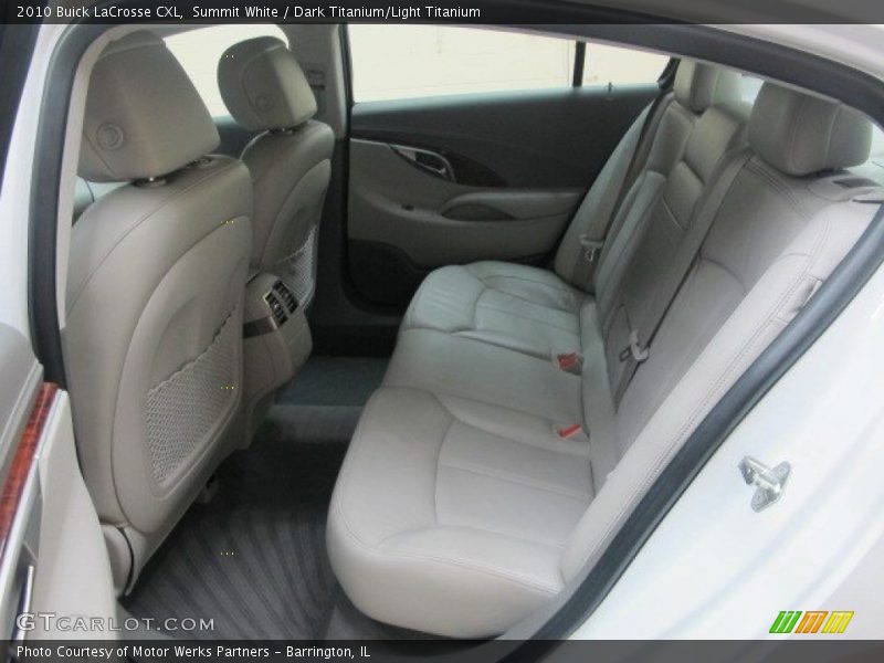 Summit White / Dark Titanium/Light Titanium 2010 Buick LaCrosse CXL