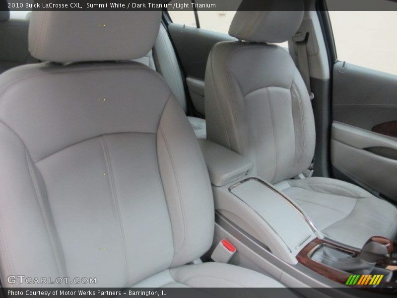 Summit White / Dark Titanium/Light Titanium 2010 Buick LaCrosse CXL