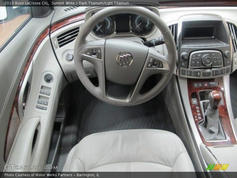 Summit White / Dark Titanium/Light Titanium 2010 Buick LaCrosse CXL