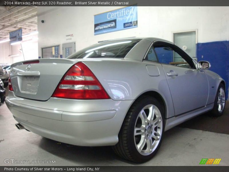 Brilliant Silver Metallic / Charcoal 2004 Mercedes-Benz SLK 320 Roadster