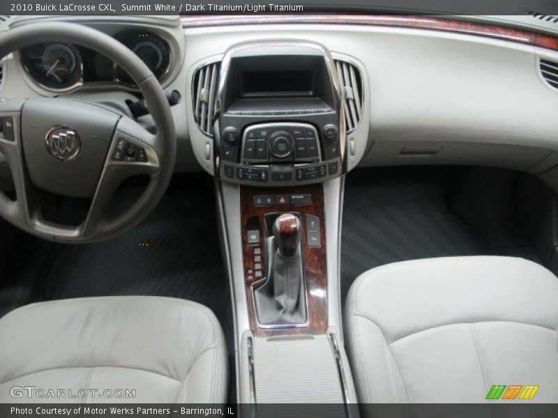 Summit White / Dark Titanium/Light Titanium 2010 Buick LaCrosse CXL