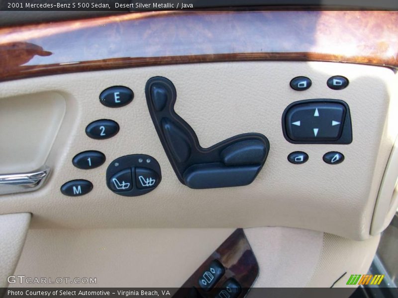 Desert Silver Metallic / Java 2001 Mercedes-Benz S 500 Sedan