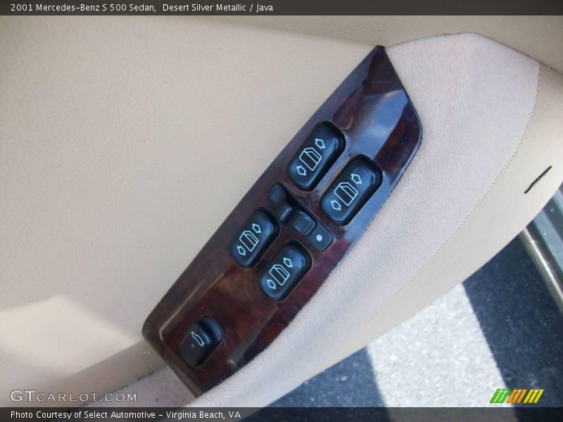 Desert Silver Metallic / Java 2001 Mercedes-Benz S 500 Sedan