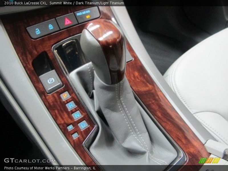 Summit White / Dark Titanium/Light Titanium 2010 Buick LaCrosse CXL