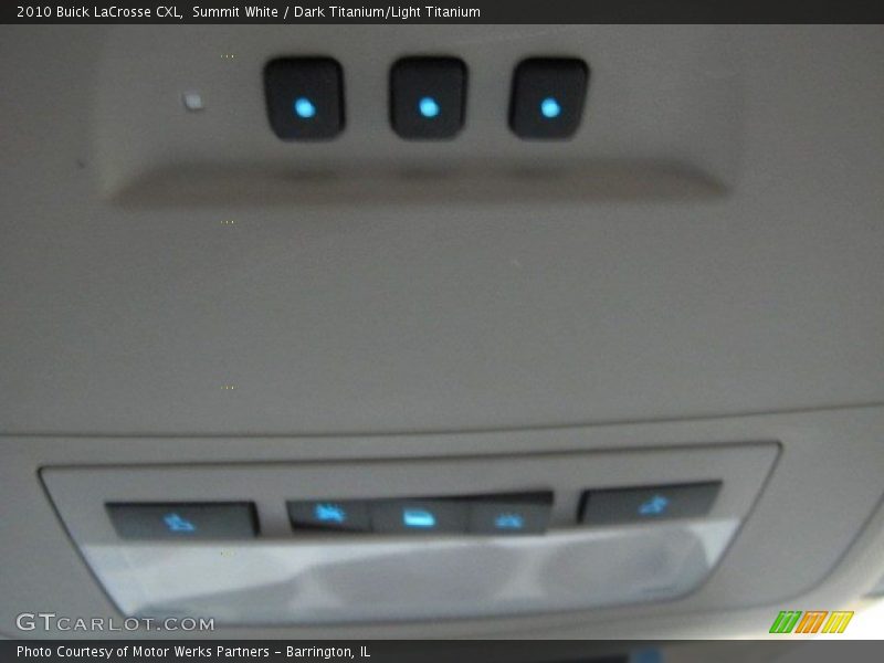 Summit White / Dark Titanium/Light Titanium 2010 Buick LaCrosse CXL