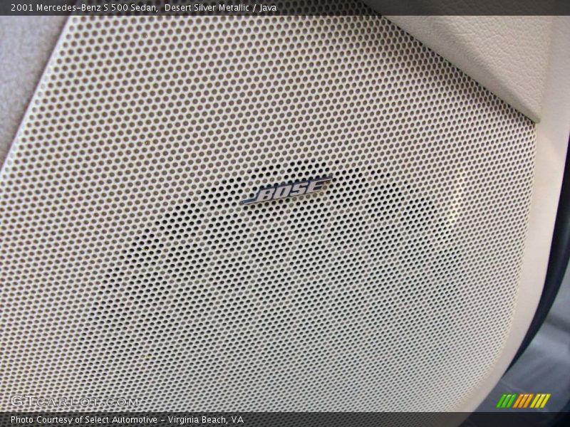 Desert Silver Metallic / Java 2001 Mercedes-Benz S 500 Sedan