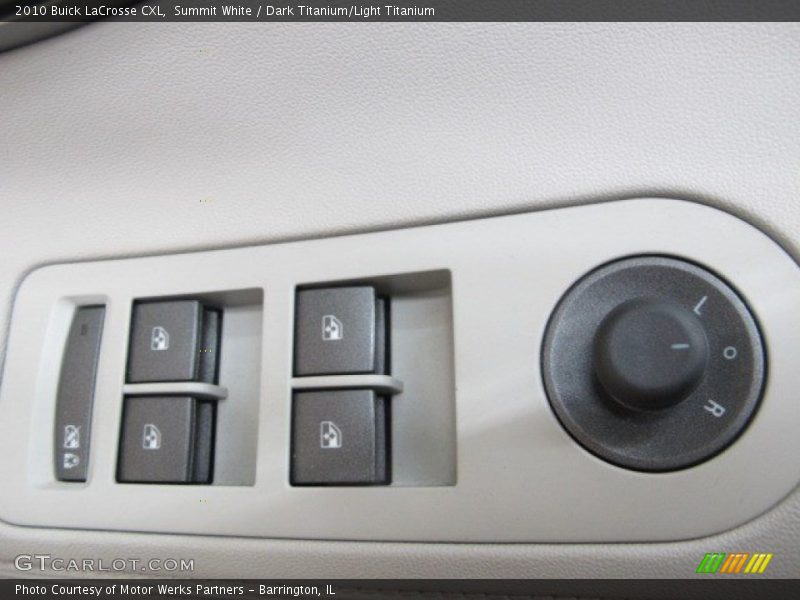 Summit White / Dark Titanium/Light Titanium 2010 Buick LaCrosse CXL
