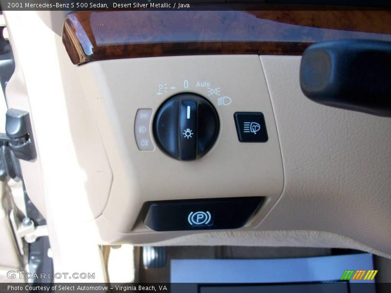 Desert Silver Metallic / Java 2001 Mercedes-Benz S 500 Sedan