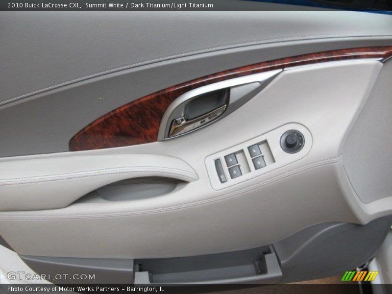 Summit White / Dark Titanium/Light Titanium 2010 Buick LaCrosse CXL