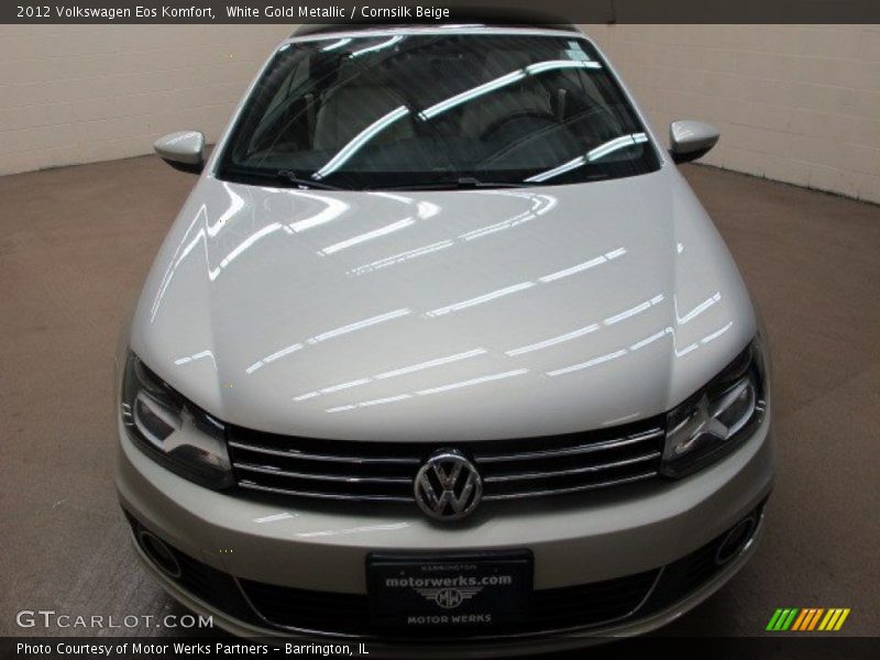 White Gold Metallic / Cornsilk Beige 2012 Volkswagen Eos Komfort