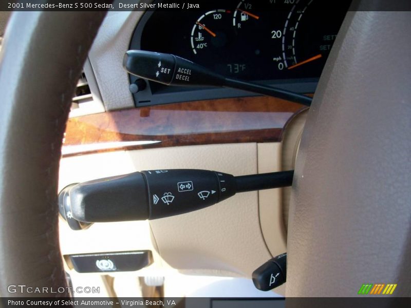 Desert Silver Metallic / Java 2001 Mercedes-Benz S 500 Sedan
