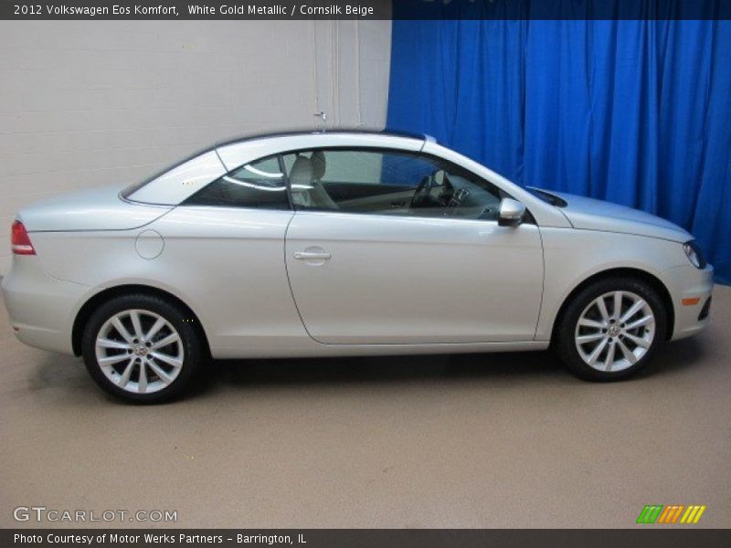 White Gold Metallic / Cornsilk Beige 2012 Volkswagen Eos Komfort