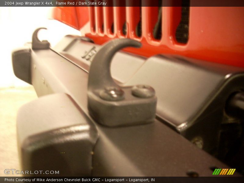 Flame Red / Dark Slate Gray 2004 Jeep Wrangler X 4x4