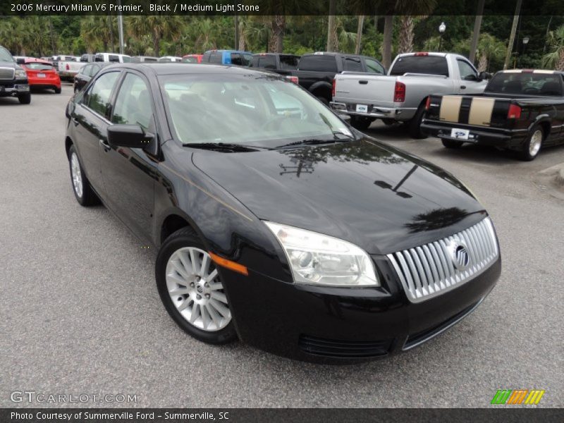 Black / Medium Light Stone 2006 Mercury Milan V6 Premier