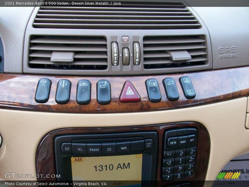 Desert Silver Metallic / Java 2001 Mercedes-Benz S 500 Sedan