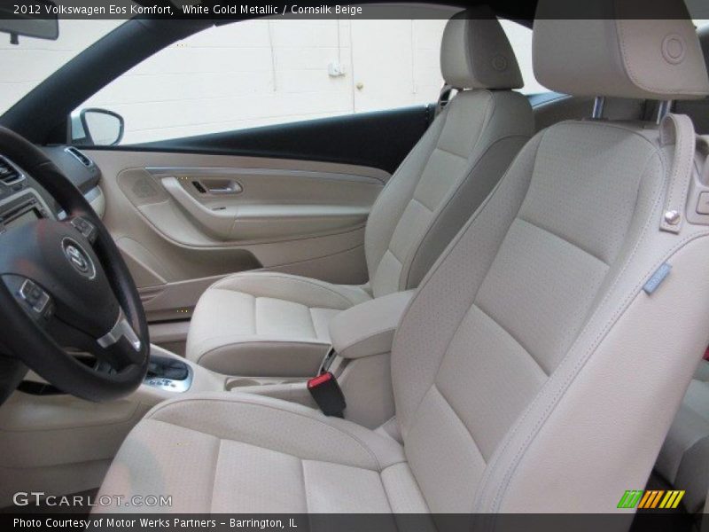 White Gold Metallic / Cornsilk Beige 2012 Volkswagen Eos Komfort