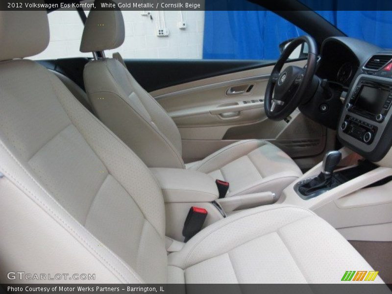 White Gold Metallic / Cornsilk Beige 2012 Volkswagen Eos Komfort