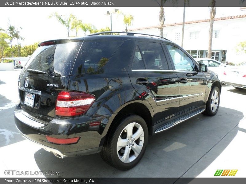 Black / Black 2011 Mercedes-Benz ML 350 BlueTEC 4Matic