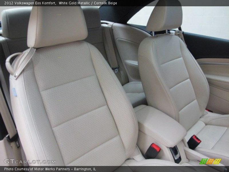 White Gold Metallic / Cornsilk Beige 2012 Volkswagen Eos Komfort