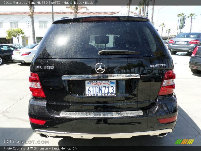 Black / Black 2011 Mercedes-Benz ML 350 BlueTEC 4Matic