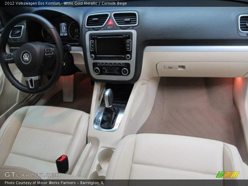 White Gold Metallic / Cornsilk Beige 2012 Volkswagen Eos Komfort