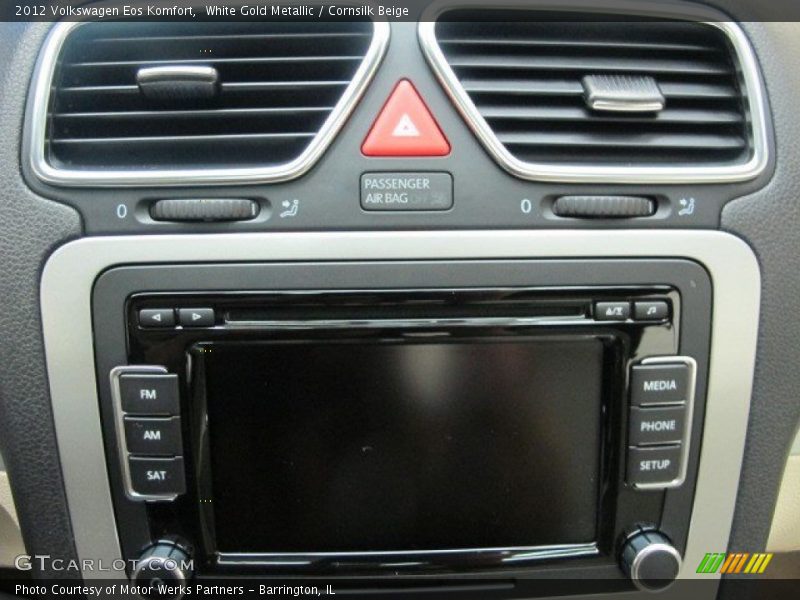 White Gold Metallic / Cornsilk Beige 2012 Volkswagen Eos Komfort