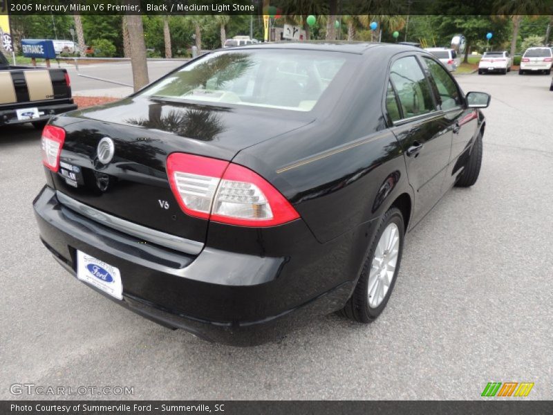 Black / Medium Light Stone 2006 Mercury Milan V6 Premier