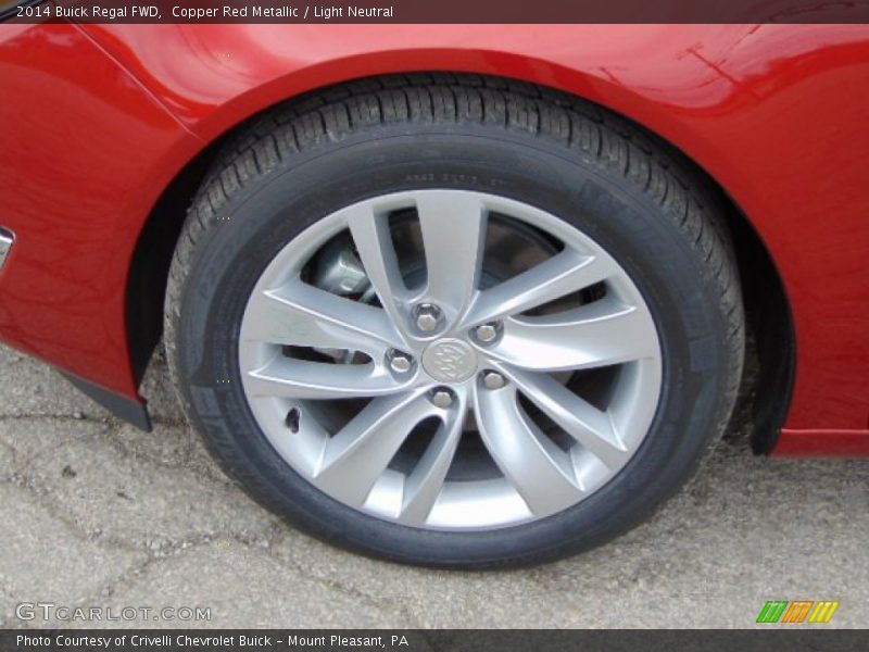 Copper Red Metallic / Light Neutral 2014 Buick Regal FWD