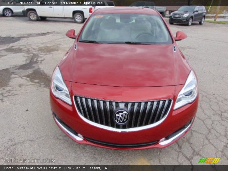 Copper Red Metallic / Light Neutral 2014 Buick Regal FWD
