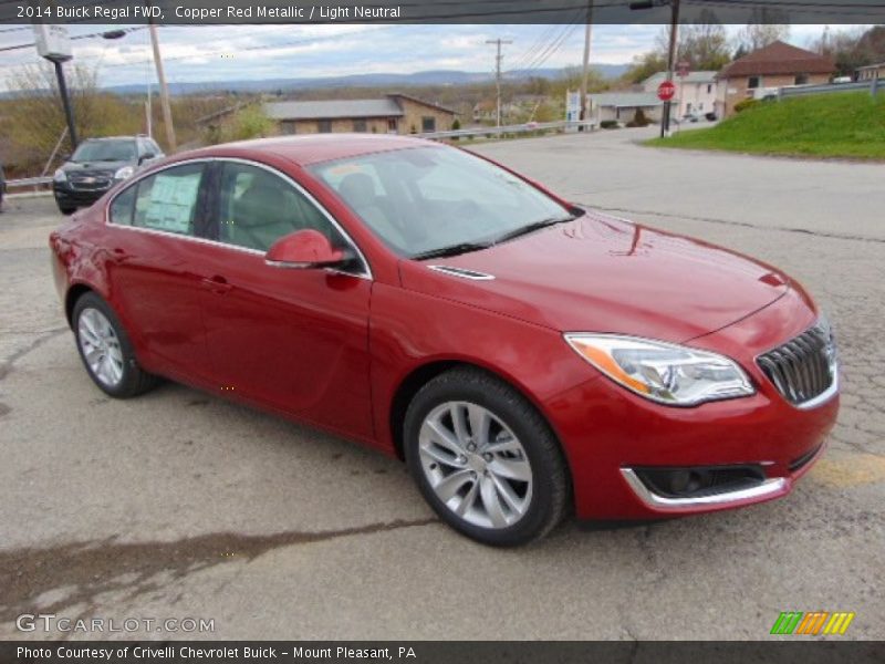 Copper Red Metallic / Light Neutral 2014 Buick Regal FWD
