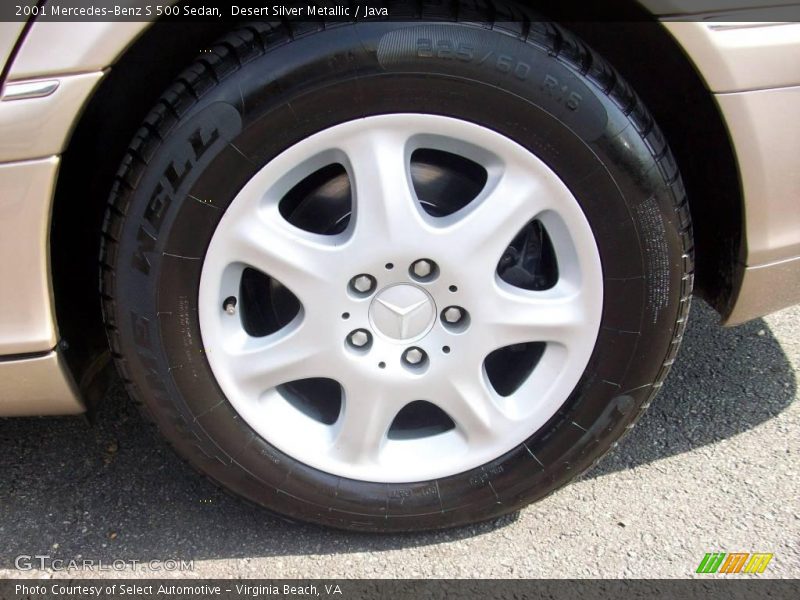 Desert Silver Metallic / Java 2001 Mercedes-Benz S 500 Sedan