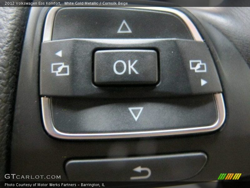 White Gold Metallic / Cornsilk Beige 2012 Volkswagen Eos Komfort