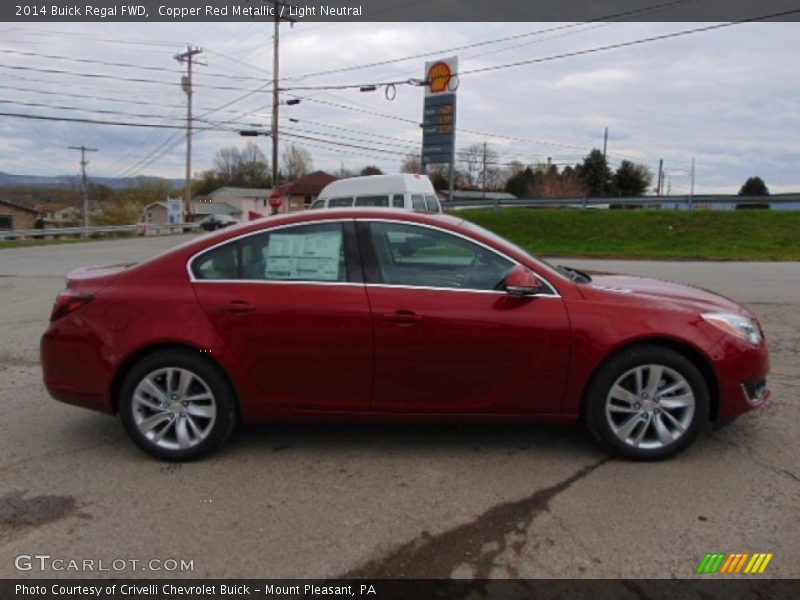 Copper Red Metallic / Light Neutral 2014 Buick Regal FWD